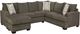 Behold™ Home Bailey 2-Piece Charcoal U-Shaped Sectional-0