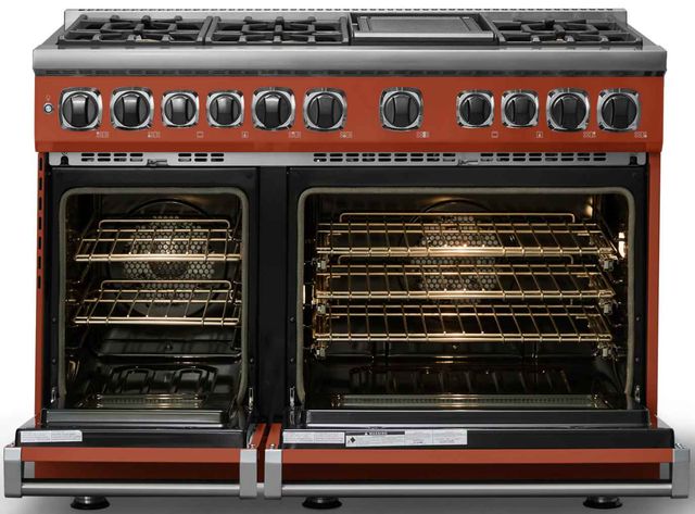 Viking® 7 Series 48" Spiced Cider Pro Style Dual Fuel Range-1