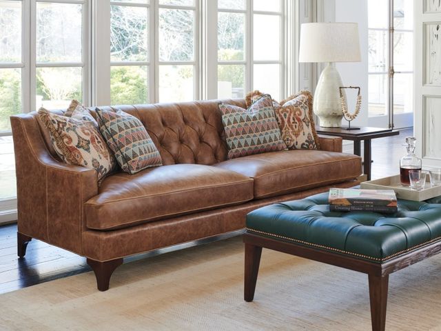 Lexington Home Customizable Silverado Sonoma Leather Sofa-1