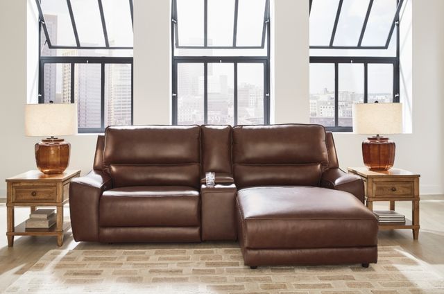 Signature Design by Ashley® Silverbrooke 3-Piece Canyon Right-Arm Facing Power Reclining Sectional and Chaise-1
