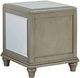 Signature Design by Ashley® Chevanna Mirror Top End Table with Platinum Base -3