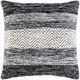 Surya Levi Black 18"x18" Toss Pillow with Polyester Insert-0
