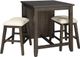 Signature Design by Ashley® Rokane 3-Piece Light Brown Counter Height Dining Table Set-0
