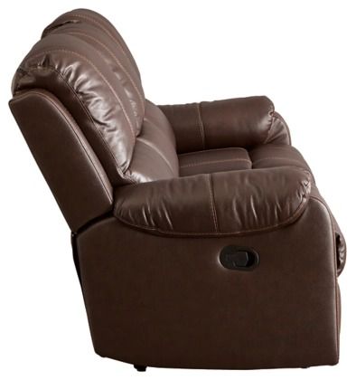 Signature Design by Ashley® Grixdale Brown Reclining Sofa-3