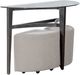 Liberty Furniture Capri 3-Piece Espresso/Taupe Sofa Table and Ottoman Set-0
