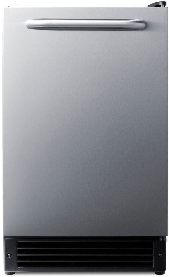 Summit® 15" 15 lb. Stainless Steel Ice Maker-0