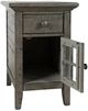 Jofran Inc. Rustic Shores Stone Power Chairside Table-3