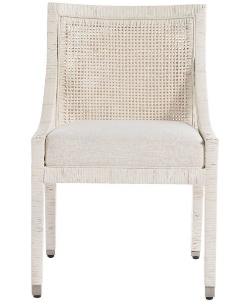 Universal Explore Home™ Weekender Coastal Living Home Longboat Nomad Snow-White Dining Arm Chair-2