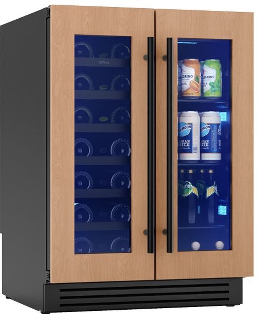Zephyr Presrv™ 24" 5.2 Cu. Ft. Panel Ready Built-In Undercounter Wine and Beverage Cooler-1