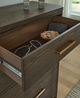 Signature Design by Ashley® Radkin Burnished Brown 5-Drawer Chest-4