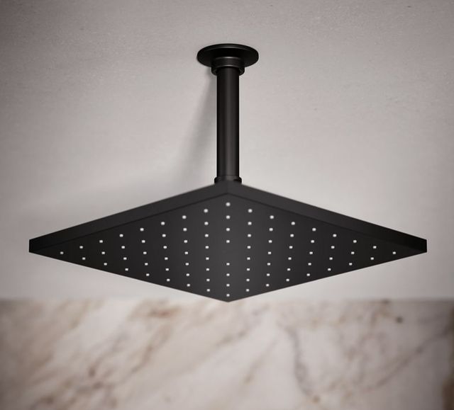 KOHLER® Contemporary Matte Black 2.5 GPM Square 10" Single-Function Rainhead-1