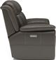 Flexsteel® Elijah Black Power Reclining Loveseat with Console and Power Headrests-2