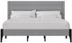 HH2 Home Maryhill Light Gray Upholstered King Panel Bed-1