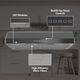 Broan Glacier 2 Series 36" Black Stainless Steel Under Cabinet Range Hood-1