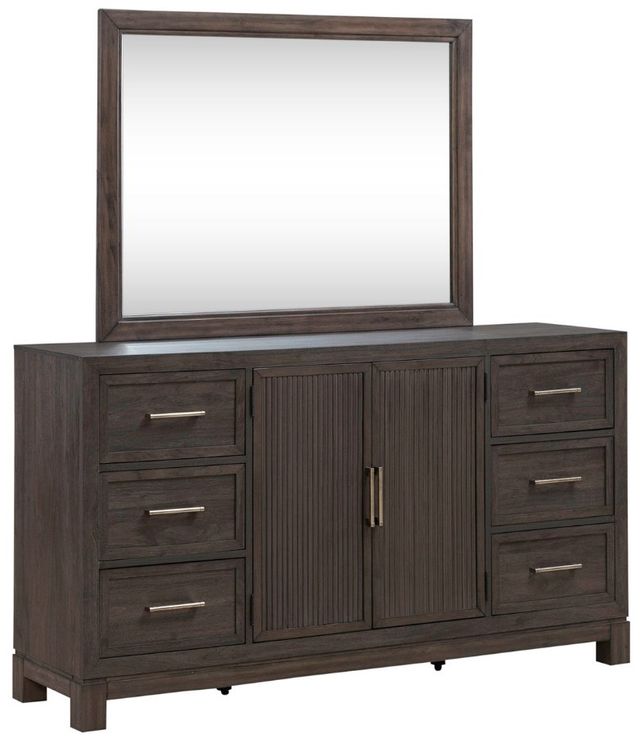 Liberty Furniture Modern Edge Caffe Dresser and Mirror-0