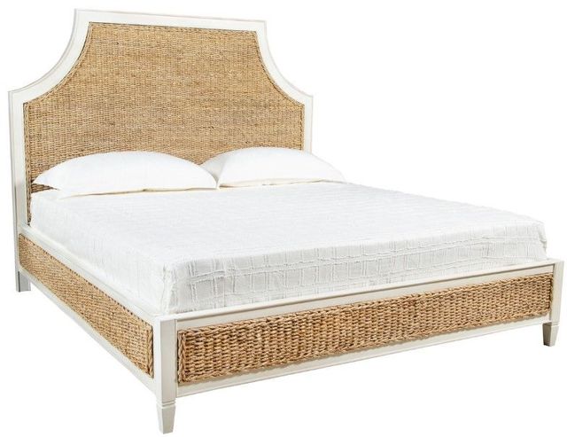 Furniture Classics Priscilla Brown/Cream King Panel Bed-0