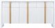 Chelsea House Tailored Gold/White Cabinet-1