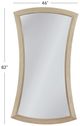 Bassett Mirror Biles Silver Leaf Floor Mirror-4