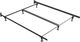 Rize Home Premium California King Bed Frame with Double Center Rail and 6 Glides-0