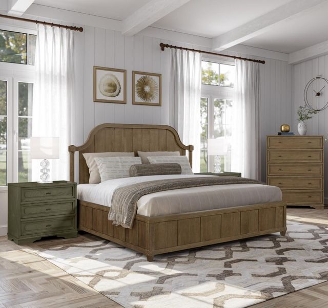 Bernards Tarrington Pistachio 3-Drawer Nightstand-1