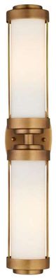 Currey & Company Bowland Brass Bath Wall Sconce-1