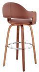 Armen Living Daxton Brown 26" Counter Stool-2