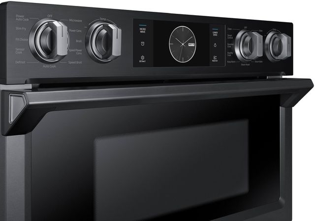 Samsung 30" Fingerprint Resistant Black Stainless Steel Oven/Microwave Combo Electric Wall Oven -2
