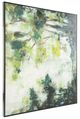 A & B Home Blue/Green Edward Forest Watercolor Wall Art Print -0