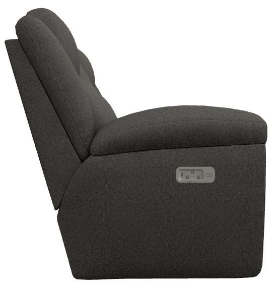 La-Z-Boy® Joel Charcoal Power Reclining Loveseat with Console, Headrest, and Lumbar-2