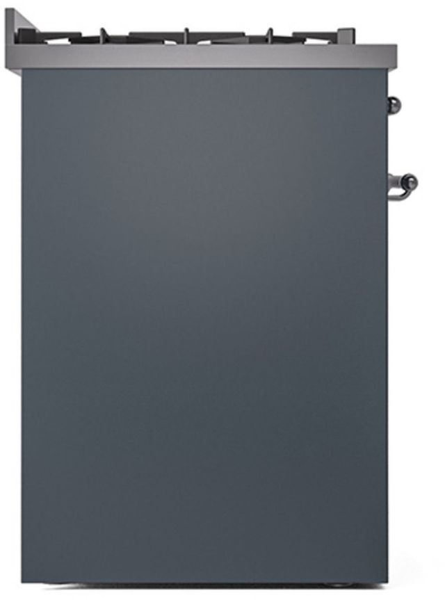 Ilve® Nostalgie II Series 30" Blue Gray Pro Style Dual Fuel Range-2