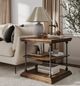 Jofran Inc. Larson Brown End Table-1