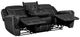 Homelegance® Littleton Black Double Manual Reclining Sofa-4