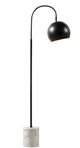 Olliix by Hampton Hill Halsey Black Mid Century Modern Black Floor Lamp-1