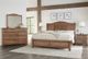 Vaughan-Bassett Cool Farmhouse Natural King Sleigh Storage Bed-1