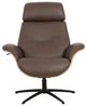 Fjords® Customizable Falcon Classic Comfort Manual Reclining Chair with Footstool-2