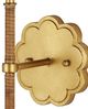 Currey & Company Savoie Gold/Natural Wall Sconce-4