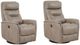 Parker House® Gemini 2-Piece Linen Power Swivel Glider Reclining Chair Set-0