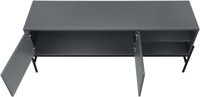 Monarch Specialties Inc. Black/Grey 60" TV Stand-3