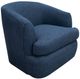 International Furniture Direct Tumbi Midnight Blue Swivel Accent Chair-0