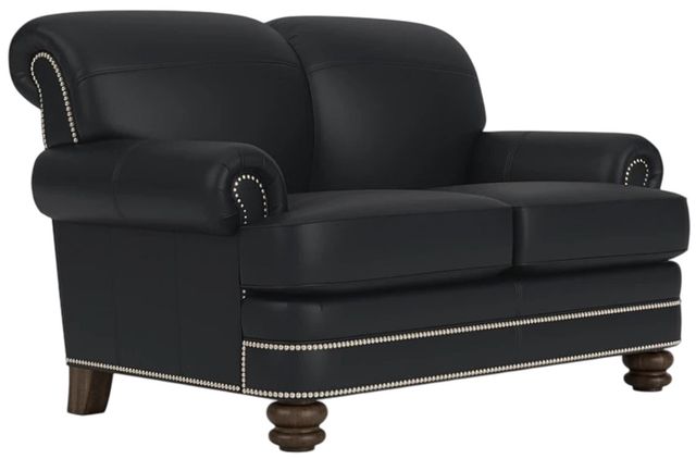 Flexsteel® Customizable Bay Bridge Leather Loveseat-0