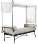 Century® Customizable Andalusia Aluminum Outdoor Canopy Sofa-0