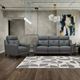 Aurora Furniture Chinook Slate Power Recliner-1
