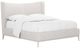 A.R.T. Furniture® Mezzanine Dove Gray California King Upholstered Panel Bed-0