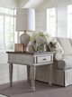 Hammary® Southbury Brown End Table with White Base-2