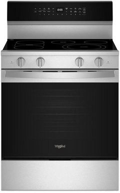 Whirlpool® 30" Fingerprint Resistant Stainless Steel Freestanding Electric Range