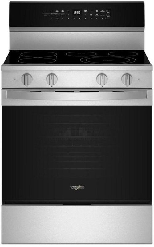 Whirlpool® 30" Fingerprint Resistant Stainless Steel Freestanding