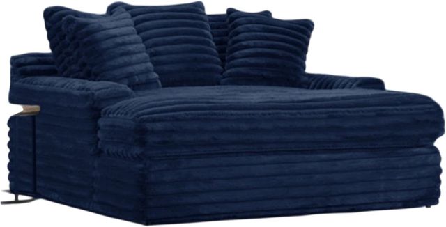 American Wholesale Furniture Jenna Midnight Mega Chaise-0