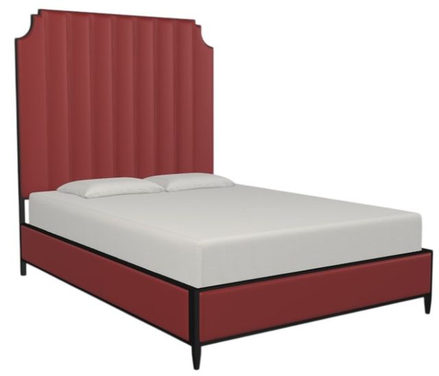 Wesley Allen Customizable Spencer King Upholstered Panel Bed-3