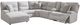 Signature Design by Ashley® Acklen Place 6-Piece Pewter Left-Arm Facing Power Reclining Sectional and Chaise-0