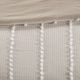 Olliix by Harbor House 3 Piece Taupe Full/Queen Anslee Cotton Yarn Dyed Duvet Cover Set-3